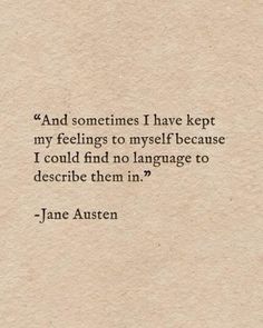 jane austen quote about feelings