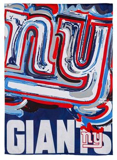 New York Giants Garden Flag 2 Sided Justin Patten Logo Heartland Flags Giants Art, Nfl New York Giants, Giants Fans, Painting Inspo, Outdoor Flags, House Flag, House Flags, Team Names, New York Giants