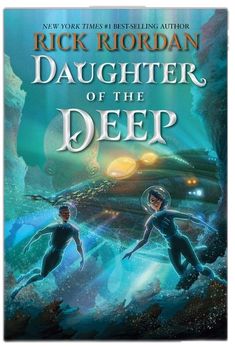 the book cover for daughter of the deep sea by rick rodan and nick rordann