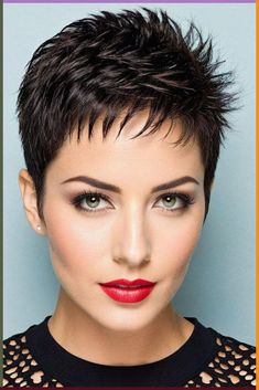 how to get curtain bangs. cut bang tutorial. bang haircut.  • curtain bangs Curtain Bangs Cut, Cut Bangs Tutorial, Bang Haircut, Bangs Cut, Spikey Short Hair, Sleek Short Hair, Super Short Haircuts, Chic Short Hair, Short Hair Images