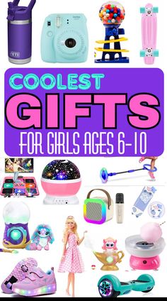 Gifts for girls ages 6-10 this holiday season 2023 on Amazon Christmas Ideas For 7 Year Girl, Personalized Gifts For Girls, Gifts For Girls 5-7, Gifts For 7 Year Girl, Gifts For Kids Who Have Everything, Gifts For Girls 8-10, Kids Gifts Ideas, Kid Gift Ideas, Personalized Kids Gifts