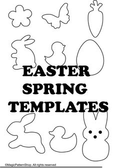 an easter coloring page with the words,'easter spring templates '