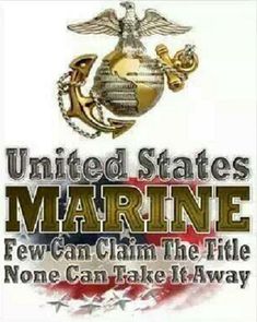 the united states marine logo is shown