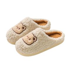 PRICES MAY VARY. 【Cute comfort】 These bear slippers make your feet look irresistibly cute while keeping your toes warm and cozy. Get ready for smiles all around.Please Note: It fits small, please choose one size LARGER than your normal size 【Slip-Resistant Sole】 Perfect for both indoor and light outdoor use, these slippers feature a durable sole that provides excellent safety and stability on various surfaces. 【Versatile Use】 Ideal for wearing around the house, whether in the bedroom, kitchen, d Cartoon Slide, Bear Slippers, Fur Heels, Winter Heels, Cute Flats, Top Handbags, Fuzzy Slippers, Warm Slippers, Slippers Cozy