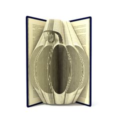 an open book with the shape of a flower