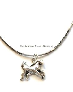 Mustang Horse Necklace Silver Plated 18" Cowgirl Country Western Pendant Charm Adjustable 16 Inch Metal Charm Necklace, Adjustable 16-inch Metal Charm Necklace, Silver Adjustable Charm Necklace, 16 Inch, Adjustable 16 Inch Silver Charm Necklace, Miami Beach Pictures, Western Pendant, Sea Life Jewelry, Mustang Horse, Life Jewelry