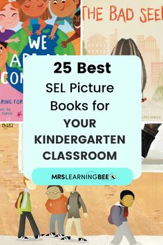 children's books with the title 25 best self picture books for your kindergarten classroom