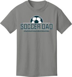 $17.99 · MADE IN THE USA. High quality screen printed design. 100% cotton Pre-shrunk Heavyweight T-shirt. Full Cut, Double Stitched Hems & Seams. Soccer Dad Shirt, Soccer Pro, Hbd To Me, Soccer Photography, Soccer Tees, Soccer T Shirt, Soccer Outfits, Soccer Drills, Soccer Tips