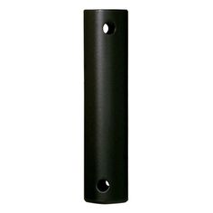 a black metal pole with holes in the middle and two holes on it's side