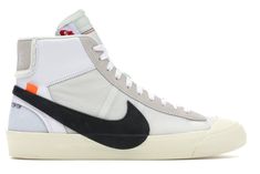 Nike Blazer Mid Off-White - AA3832-100 Nike Sports Shoes, Sneaker Website, Off White Blazer, Kickin It, Off White Shoes, Nike Blazer Mid, Nike Blazers Mid, Fresh Shoes, Sneakers Adidas