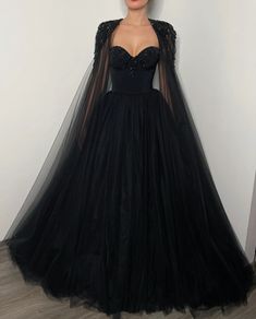 Beaded Corset, Wedding Tulle, Black Evening Gown, Evening Dress Fashion, Piece Prom Dress, Style Noir