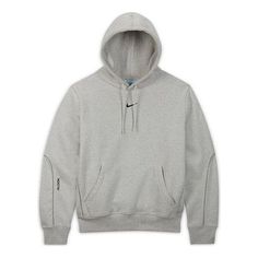 Nike x Drake NOCTA Cardinal Stock Logo Men's Grey DA3920-052 Nike Hoodie Men, X Drake, Gray Hoodies, Grey Hoodie Men, Nike Swoosh Logo, Hoodies Mens, Nike Hoodie, Stylish Sneakers, Streetwear Outfit