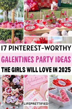 Galentines party ideas, Galentines party decor, Galentines party food ideas, Galentines party activities, Galentines party favors, Galentines party outfits, Galentines brunch.