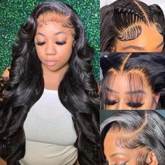 PRICES MAY VARY. 13x6 Lace Front Wigs Human Hair Material: 100% Unprocessed Brazilian virgin human hair body wave frontal wig 180 density, full and thick, no shedding, no smell, no tangled, silky and bouncy, can be dyed, bleached, straightened and restyled. Body Wave HD Lace Front Wigs Detail: 13x6 HD Transparent Swiss Lace, soft and breathable, suitable for most skins, easy to bleach knots, easy to install, natural hairline with baby hair looks more natural. Body Wave Wigs Human Hair Quality: 1 Frontal Wig Body Wave, Body Wave Lace Front Wigs, Glueless Wigs, Lace Front Wigs Human Hair, Wigs Human Hair, Body Wave Wig, Body Wave Hair, Front Lace Wigs Human Hair, Brazilian Virgin Hair