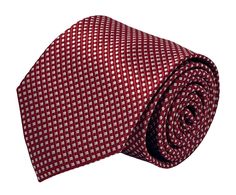 Frederick Thomas Ties are an online menswear company established In London, England since 2009. We offer a stunning range of high quality, handmade, unique designs in gorgeous pattern suitable for wedding, office or any occasion! This tie is 7cm wide (2.75inches) at the blade (widest point), and 147cm (58 inches) long. These ties are dry clean only. Please see our other items as we have hundreds more designs of ties, cufflinks, braces, tie clips and more in stock. All items will be posted the ne Classic Red Suit And Tie Accessories For Business, Red Standard Tie For Business, Red Business Tie, Classic Rectangular Ties For Business, Business Red Neckwear With Inside Ties, Classic Office, Square Design, Tie Accessories, Ties Mens