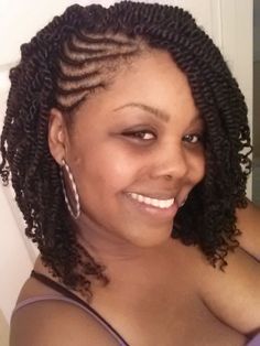 Cornrows with twists Hair Movement, Hair Twists, Hairstyles Natural, Curls Hairstyles, Hair Twist, Natural Hair Twists, Twist Styles, Hair Twist Styles