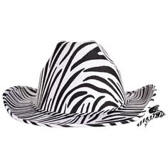 Beistle Zebra Print Cowboy Hat (6 Per Case) Western Themed Party, Animal Texture, Pink Cowboy Hat, Western Theme Party, Animal Hats, Safari Theme, Cowboy Style, Pink Hat, Christmas Fabric