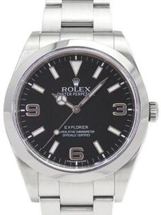 ad eBay - Find many great new & used options and get the best deals for ROLEX Explorer 1 214270 random number TO85697 at the best online prices at eBay! Free shipping for many products! Explorer 1, Random Number, Used Rolex, Rolex Explorer, Rolex Models, Authentic Watches, Rolex Watch, Rolex Oyster Perpetual, Black Bracelets