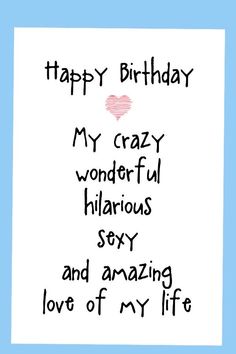 Birthday Cards For Boyfriend Romantic, Men Birthday Cards, Funny Birthday Cards For Men, Birthday Cards Funny, Happy Birthday Wishes For Him, Happy Birthday For Him, Husband Birthday Quotes, Cards For Men