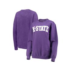 There's no need to cover up your festive game day getup when you've got this Comfy Cord Vintage Wash Basic Arch pullover sweatshirt from Pressbox. It features bold Kansas State Wildcats graphics and a lightweight design, so it's easy to bring with you on the go. Every time you slip this fun sweatshirt on, you'll send good vibes toward the Kansas State Wildcats.There's no need to cover up your festive game day getup when you've got this Comfy Cord Vintage Wash Basic Arch pullover sweatshirt from Sending Good Vibes, Kansas State Wildcats, Kansas State, Fun Sweatshirts, Wild Cats, Game Day, Pullover Sweatshirt, Good Vibes, Vintage Looks