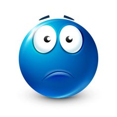 Blue Emoji or Joobi - Free Smiley Download Scared Blue Emoji, Silly Emojis