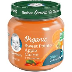 organic sweet potato apple carrot baby food