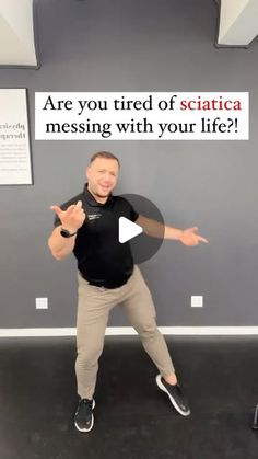 Dr. Danny Shapiro on Instagram: "🥵 That Sciatica Might SUCK, But…. 🥵
-
This move is FANTASTIC and may tremendously help! 🤩
-
It engages the muscles along the spine which provide support to the back and gets the spine to MOVE and TWIST as well as providing a nice mobilization to your sciatic nerve! 😍 (Which is absolutely necessary) 🕺🏻
-
The key to erasing sciatica and back pain is movement. So move we shall 👌
-
Whether you’re dealing with stenosis, disc herniations, muscle strains, or something else, this move should be a very juicy addition to your day to day movements 🤌
-
So give this move a try and let me know how it feels! Make sure to take your time and breathe plenty 😮‍💨
-
As always, if this move causes you pain, decrease the range of movement. If pain persists, stop the exe