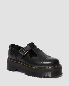 Bethan Polished Smooth Leather Platform Shoes | Dr. Martens Dr Martens Bethan, Bar Shoes, Mary Jane Shoes Black, Leather Platform Shoes, Mary Jane Platform Shoes, Zapatos Mary Jane, T Bar Shoes, Black Platform Shoes, Platform Mary Janes