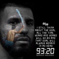 Football Lifestyle, Inspirational Football Quotes, Manchester Football, Kun Aguero, Soccer Fan, Football Quotes