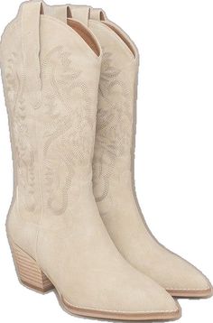 White Boots For Summer Rodeo, White Summer Boots For Rodeo, White Mid-calf Boots For Spring, White Summer Rodeo Boots, White Mid-calf Boots For Spring Outdoor Activities, Chic Spring Boots For Ranch, White Mid-calf Boots For Spring Ranch Wear, Chic Ranch Boots For Spring, Chic Spring Ranch Boots