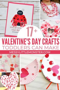 valentine's day crafts for toddlers to make