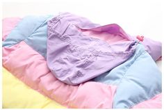 Kawaii Aesthetic Cute 90s Y2K Pastel Rainbow Colorblocking Cropped Down Jacket SIZE INFO S - Bust 106cm/41.7", Length 60cm/23.6" M - Bust 110cm/43.3", Length 61cm/24" *Standard shipping time to the US is 9-19 business days. Please consult our shipping page for shipping time estimates for other countries. *Please check the measurements/size chart very carefully when ordering from The Kawaii Factory. Most of our clothes come in Asian sizes, which are generally 1-2 sizes smaller than US/EU sizes. B Pastel Jacket, Egirl Outfits, Yellow Colour Scheme, Rainbow Pastel, Winter Decoration, Pastel Outfit, Indie Aesthetic, Kawaii Aesthetic, Vintage Denim Jacket