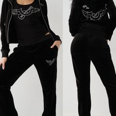 Brand New With Tags True Religion Black Velour Matching Set. Comes With Full Zip Hoodie & Matching Drawstring Pants. So Perfect To Throw On & Go! Also Has Cute Rhinestone Embellishments. The Top Is A Size Medium And The Bottom Are A Size Small. Runs A Bit Big In My Opinion, Will Definitely Fit A Medium. Sold Out Online! Message Me If You Have Any Questions And Check Out My Other Listings. Velvet Track Suit 2000s, 2000s Velvet Tracksuit, True Religion Tracksuit, Black Velour Tracksuit, True Religion Cargo Pants, Online Message, True Religion Pants, Y2k 2000s, Rhinestone Embellishments