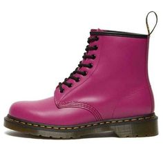 Dr.Martens 1460 Smooth Leather Lace Up Boots 'Pink' 27139673 Trendy Pink Ankle Martin Boots, Trendy Pink Martin Boots For Spring, Pink Round Toe Boots For Winter, Pink Ankle-high Boots For Winter, Pink Martin Boots With Round Toe For Fall, Pink Round Toe Martin Boots For Fall, Fall Pink Martin Boots With Round Toe, Pink Ankle Martin Boots For Winter, Pink High-top Boots For Spring