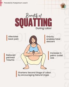 the benefits of squatting during labor