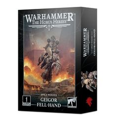 the box for warhammerer the horus's heist is shown in yellow