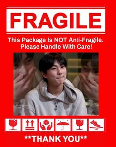 the poster for fragile is not anti - fragile, please handle with care thank you