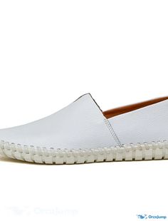 OrcaJump - Mens Leather Moccasins, Slippers, and Training Shoes - White, Black, and Dark Blue - Ideal for Casual Wear, Mens Leather Moccasins, Summer Loafers, Mens Slip Ons, Moccasins Mens, Driving Loafers, Brown And Blue, Men's Loafers, Leather Moccasins, Shoes Summer