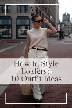 Discover how to style loafers with 10 chic outfit ideas that work year-round! From casual looks to business-appropriate attire, loafers are a versatile addition to your wardrobe. Whether paired with trousers, skirts or a white button-down, this guide will inspire you to elevate your shoe game. Ready to upgrade your style? Visit now for all the loafer outfit inspiration you need. Perfect for work outfits and fall fashion. These classic loafers are stylish shoe options for everyday elegance.