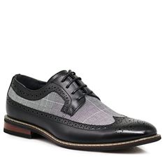 Men's Spectator Two Tone Tweed Perforated Wing Tip Lace Up Oxford Dress Shoes Thermoplastic Elastomers Sole Heel Measures Approximately 1 Inches" All Men Made Material Classic Style Lightly Padded Insole Heel: 1.0" Approximate Black Synthetic Oxfords For Business Casual, Black Synthetic Dress Shoes For Business Casual, Synthetic Oxfords For Business In Fall, Black Fitted Wingtip Dress Shoes, Fitted Black Wingtip Dress Shoes, Black Cap Toe Dress Shoes For Fall, Black Synthetic Dress Shoes For Business, Fitted Black Dress Shoes For Business Casual, Fitted Synthetic Dress Shoes For Office