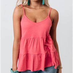 American Eagle - Coral Spaghetti Strap Loose Fit Tank Top - Condition: Nwt - Size: Medium - Material: 97% Viscose, 3% Elastane - Spaghetti Strap, Flowy, Scoop Neck, Loose Fit, Sleeveless Bundle & Save: 10% Off 2 Or More Items! **Smoke Free Home Spaghetti Strap Camisole For Brunch, Summer Camisole With Spaghetti Straps For Brunch, Tank Top With Adjustable Spaghetti Straps For Brunch, Casual Tank Top With Adjustable Straps For Brunch, Spaghetti Strap Tank Top With Adjustable Straps For Brunch, Spring Camisole With Knotted Spaghetti Straps, Vacation Camisole With Knotted Spaghetti Straps, Cami Tank Top With Adjustable Straps For Brunch, Summer Camisole With Tie Straps For Brunch