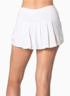 You’ll love this cross training-inspired skirt that features performance jersey with lace color block side paneling that brings some fashion flair court side. A slightly longer hemline in the back gives this tennis skirt silhouette some contemporary styling. Track Skirt, Love Store, Tennis Shop, Side A, Dress Gift, Long Sleeves Jacket, Tennis Skirt, Cross Training, Dresses With Leggings