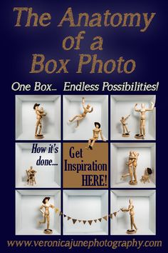 the anatomy of a box photo with instructions to make it look like an action figure