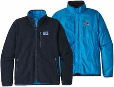 For Sale: PATAGONIA Woolie Fleece Reversible Jacket Glissade Deep Pile 40th Anniversary M * This Patagonia Woolie Fleece Reversible Jacket (reversible windbreaker / deep pile fleece) in the Navy Blue / Sky Blue color combination was made in Fall 2018 as part of Patagonia's 40th Anniversary Collection. As it was a limited release this reversible jacket is exceptionally hard to find, grab it while you can! Size: MEDIUM ***All Measurements are in INCHES, and were taken with the clothing item laying Patagonia Outdoor, Navy Blue Sky, Blue Color Combinations, Mens Outdoor Clothing, Vintage Patagonia, Reversible Jacket, Heritage Fashion, Outdoor Clothing, 40th Anniversary