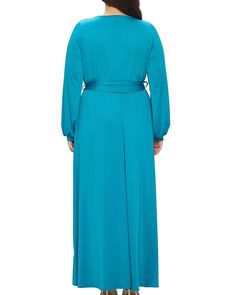 A must-have! Round out your vacation and weekend wardrobe with this plus size dress Flowy Long Sleeve Belted Dresses, Chic Solid Colored Belted Maxi Dress, Flowy Long Sleeve Belted Maxi Dress, Solid Color Belted Maxi Dress, Solid Colored Belted Maxi Dress, Elegant Solid Color Belted Maxi Dress, Elegant Belted Solid Maxi Dress, Elegant Belted Solid Color Maxi Dress, Solid Flowy Maxi Dress