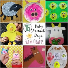 baby animal days farm crafts for kids