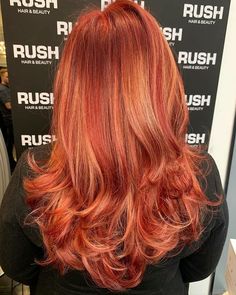 Red Highlights On Copper Hair, Strawberry Red Hair With Highlights, Ginger Hair Red Highlights, Long Red Hair With Blonde Highlights, Ginger With Red Highlights, Ginger Hair With Red Highlights, Orange Red Highlights, Blond Hair With Red Highlights, Light Red Hair With Blonde Highlights