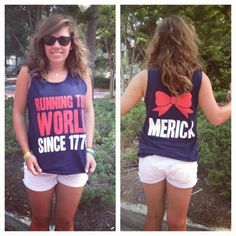 amazing 4th of july shirt! :) want it! Moda Chic, 4th Of July Shirt, Discount Code, Passion For Fashion, A Girl, Dress To Impress, 4th Of July, Style Me, What To Wear