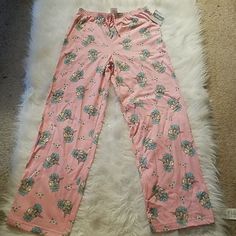 Disney Pajama Bottoms Has Thumper And Floral Design Draw String Waist Made Of 60 % Cotton 40% Polyester Cute Disney Pajama Pants, Disney Sleepwear With Character Print For Loungewear, Mermaid Pajamas, Disney Pajama Pants, Pink Disney Sleepwear For Bedtime, Mickey Mouse Pajamas, Disney Character Print Sleepwear, Pink Disney Cotton Sleepwear, Pajama Costume