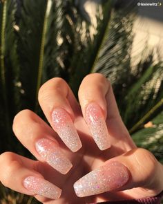 Nail Goals, Glittery Nails, Gel Nail Designs, Nails Toes, Coffin Nails Designs, Acrylic Nails Coffin, Matte Nails, Best Acrylic Nails, Cute Nail